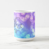 Beste Mama je/farbenfrohe, gesprenkelte Lichter Kaffeetasse (Mittel)