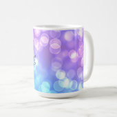 Beste Mama je/farbenfrohe, gesprenkelte Lichter Kaffeetasse (VorderseiteRechts)