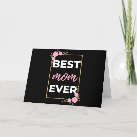 Beste Mama je Feiertagskarte (Vorderseite)