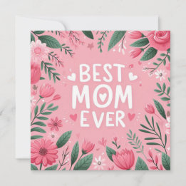 Beste Mama je Feiertagskarte