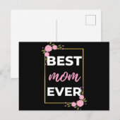 Beste Mama je Feiertagspostkarte (Vorne/Hinten)