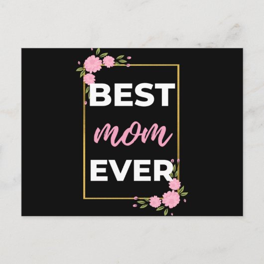 Beste Mama je Feiertagspostkarte (Vorderseite)