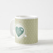 Beste Mama je florale Tasse (Vorderseite Links)