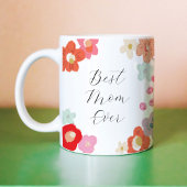 Beste Mama je florale Tasse