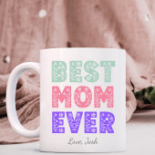 Beste Mama je florale Tasse