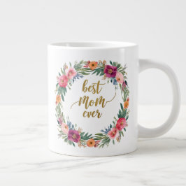 Beste Mama je florale Tasse