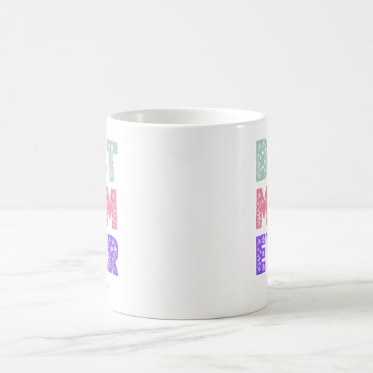 Beste Mama je florale Tasse (Mittel)