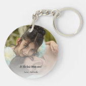 Beste Mama je Foto Akryllischer Schlüsselanhänger (Rückseite)