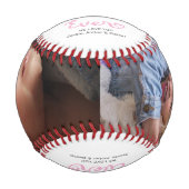 Beste Mama je Foto Baseball (Vorderseite)