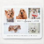 Beste Mama je Foto Collage Geschenk für Haustiere Mousepad (Vorne)