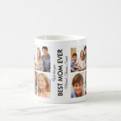 Beste Mama je Foto Collage Mütter Tag Kaffeetasse (Mittel)