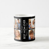 Beste Mama je Foto Collage Mütter Tag Kaffeetasse (Mittel)