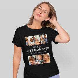 Beste Mama je Foto Collage Mütter Tag T-Shirt