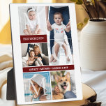 Beste Mama je Foto Collage Muttertag Fotoplatte<br><div class="desc">Erstellen Sie Ihre eigene Beste Mama je 5 Foto Collage Plaque! Personalisiert mit Ihrem eigenen Text. Sie können dieses Design durch Auswahl der Schaltfläche "Details bearbeiten" weiter anpassen.</div>