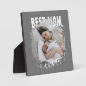 Beste Mama je Foto Fotoplatte (Vorderseite)