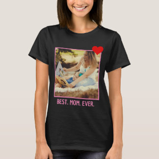 Beste Mama je | Foto für moderne Mütter T-Shirt