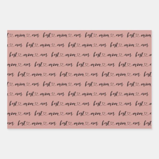 Beste Mama je Foto Geschenkpapier Set (Vorderseite 2)