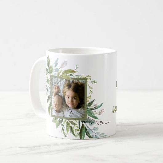 Beste Mama je Foto Kaffeetasse (Vorderseite Links)