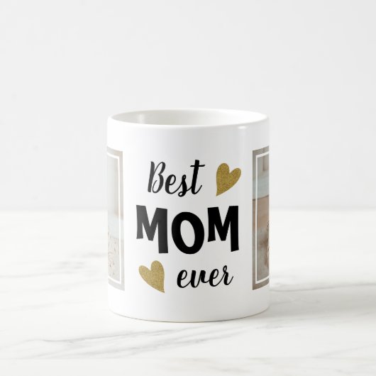 Beste Mama je Foto Kaffeetasse (Mittel)