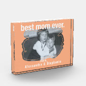 Beste Mama je Foto Kee-Sake Custom Boho Peach (Links)