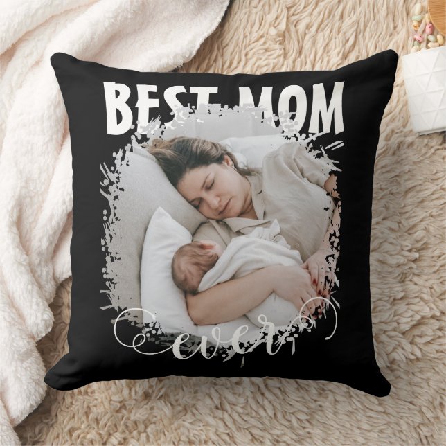 Beste Mama je Foto Kissen (Decke)