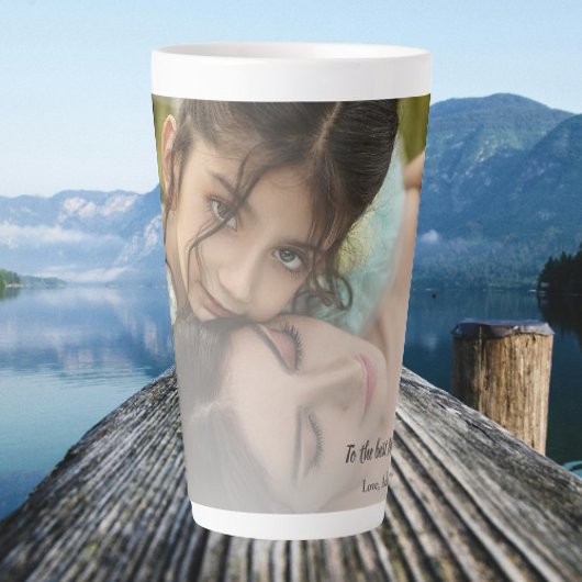 Beste Mama je Foto Latte Tasse