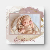 Beste Mama je Foto Moderne Kunst Fotoplatte (Vorderseite)