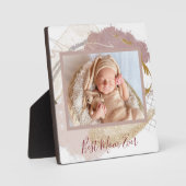 Beste Mama je Foto Moderne Kunst Fotoplatte (Vorderseite)