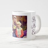 Beste Mama je Foto Muttertag Jumbo-Tasse (Vorderseite Rechts)