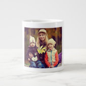 Beste Mama je Foto Muttertag Jumbo-Tasse (Vorderseite)