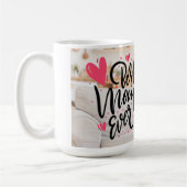 Beste Mama je Foto Muttertag Kaffeepause Tasse (Links)