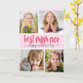 Beste Mama je Foto Muttertag Karte (Gelbe Blume)