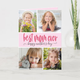Beste Mama je Foto Muttertag Karte