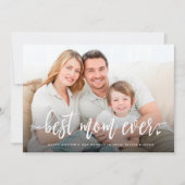 Beste Mama je Foto Muttertag Karte (Vorderseite)