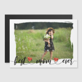 Beste Mama je Foto Muttertag Magnetkarte (Vorne/Hinten)