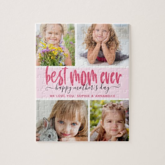 Beste Mama je Foto Muttertag Puzzle (Vertikal)