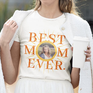 Beste Mama je Foto Muttertag T-Shirt