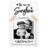 Beste Mama je Foto Muttertagsgeschenk Magnet (Vertikal)