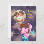 Beste Mama je Foto Muttertagskarte Feiertagskarte (Vorderseite)