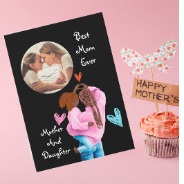 Beste Mama je Foto Muttertagskarte Feiertagskarte
