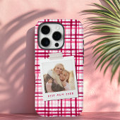 Beste Mama je Foto Niedlich Modernes rosa Muster Case-Mate iPhone Hülle
