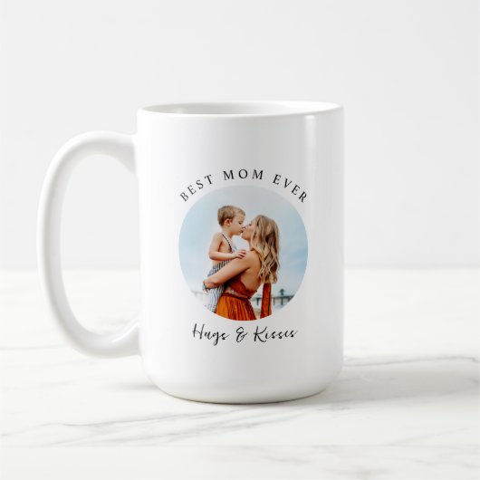 Beste Mama je Foto Personalisiert Kaffeetasse (Links)