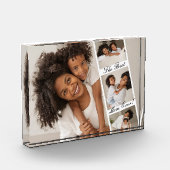 Beste Mama je Foto-Rollen-Collage Personalisiert Fotoblock (Links)