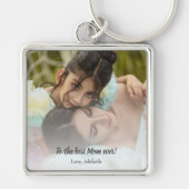 Beste Mama je Foto Schlüsselanhänger (Vorne)