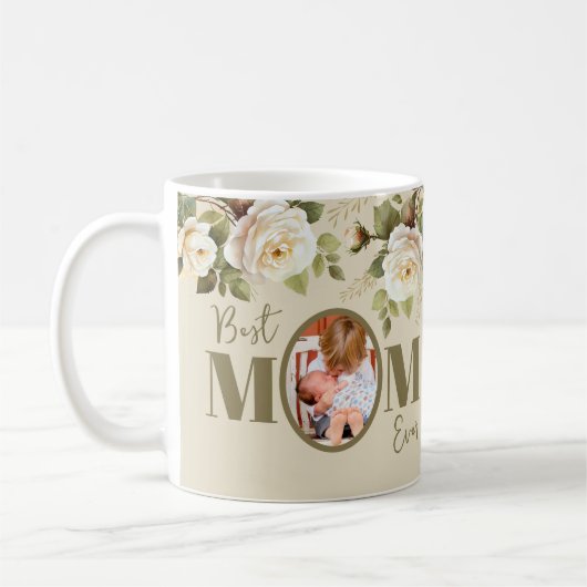 Beste Mama je Foto Tasse (Links)