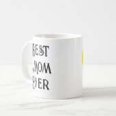 Beste Mama je Foto Tasse - Individuelle Name Mutte (Vorderseite Links)