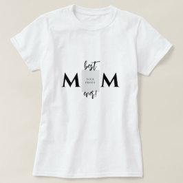Beste Mama je Foto und Muttertag im Text T-Shirt