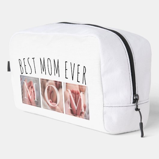 Beste Mama je Foto Waschbeutel (Rechte Ecke)