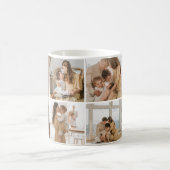 Beste Mama je FotoCollage Kaffeetasse (Mittel)
