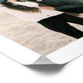 Beste Mama je | FotoCollage | Mocha Poster (Ecke)